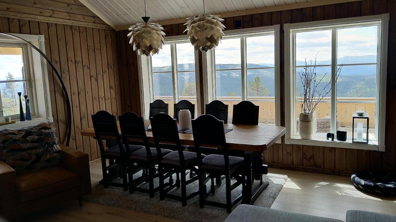 Wonderful Cabin With Amazing Mountain - View Lifjell المظهر الخارجي الصورة