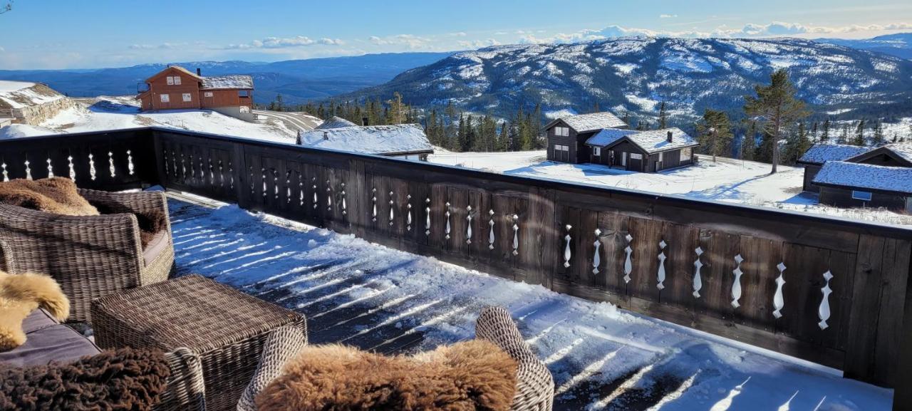 Wonderful Cabin With Amazing Mountain - View Lifjell المظهر الخارجي الصورة