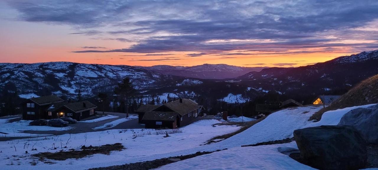 Wonderful Cabin With Amazing Mountain - View Lifjell المظهر الخارجي الصورة