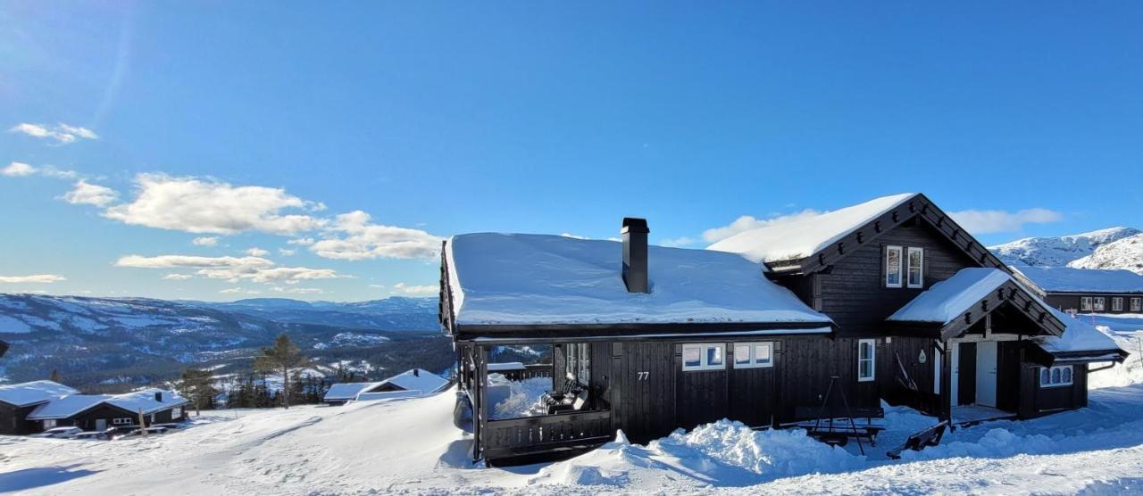 Wonderful Cabin With Amazing Mountain - View Lifjell المظهر الخارجي الصورة
